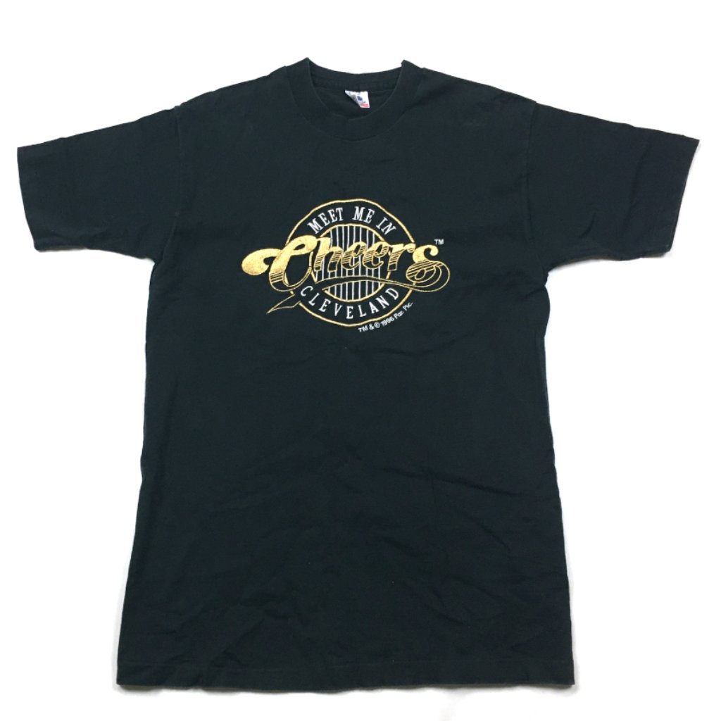 Vtg Cheers Embroidered Single Stitch T-Shirt 1996